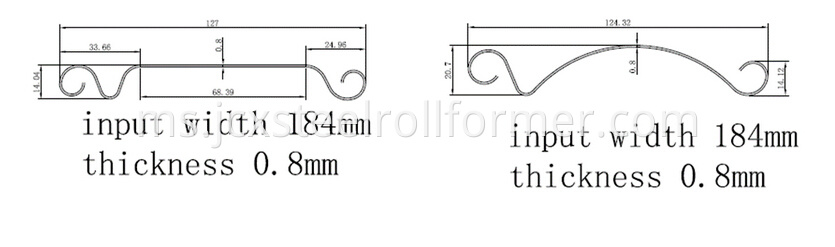 shutter door forming machine